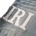 Amr White Logo Jeans