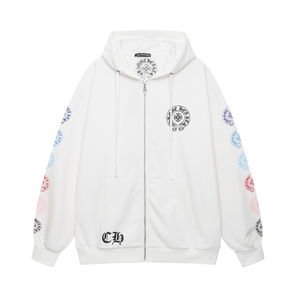 Chrome Zip Hoodie