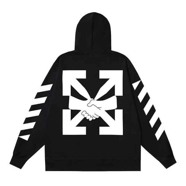 Off-W Monogram Zip Hoodie