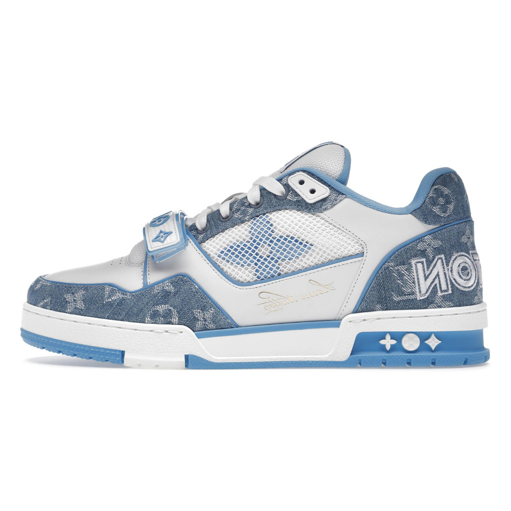 Monogram Blue Denim Trainer