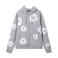 Denim Trs Zip Hoodie