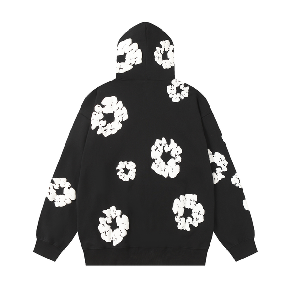 Denim Trs Zip Hoodie