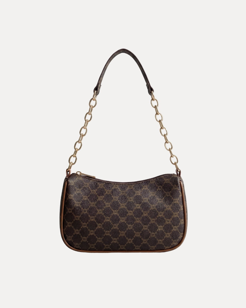 Chain Handle Baguette Bag