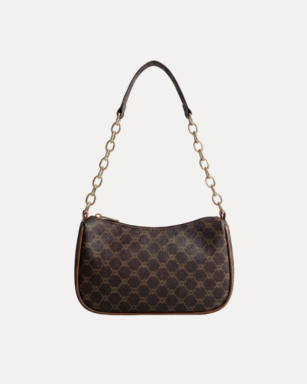 Chain Handle Baguette Bag