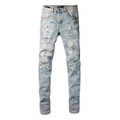 Amr Paint Ripped Jeans