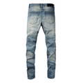 Amr Red Diamond Patch Jeans