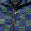 Monogram Green Windbreaker