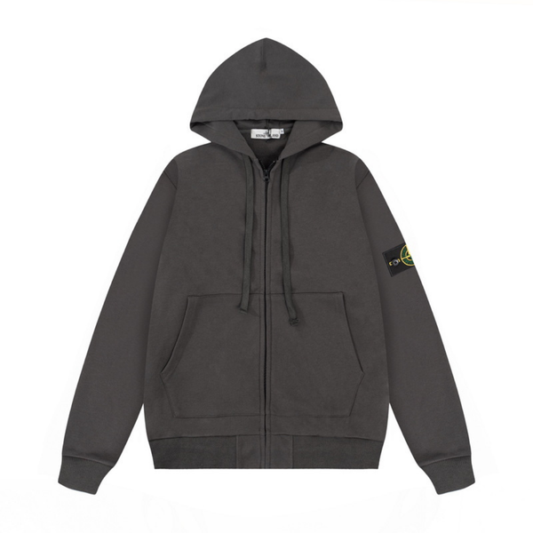 Monogram Zip Hoodie