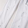 Purple White Paint Jeans