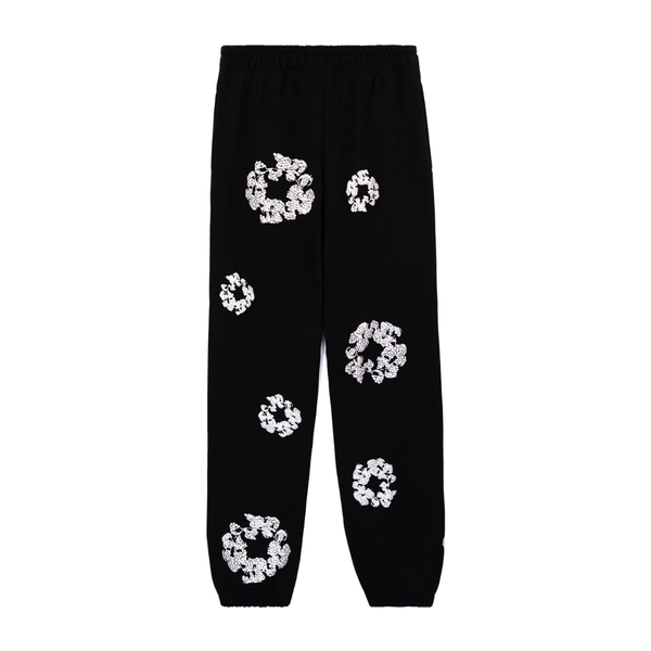 Denim Trs Diamonds Black Pants