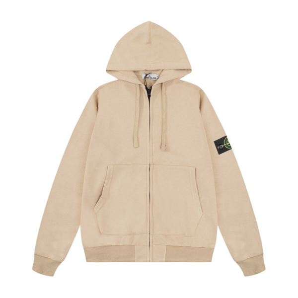 Monogram Zip Hoodie