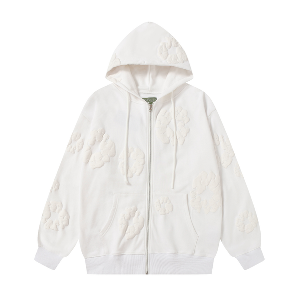Denim Trs Zip Hoodie